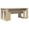 vidaXL Coffee Table Set 2 pcs Sonoma Oak Engineered Wood