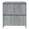 vidaXL Sideboards 2 pcs Grey Sonoma 70x41x75 cm Engineered Wood