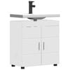 vidaXL Bathroom Cabinet Set TULUM High Gloss White 60 x 34 x 63 cm