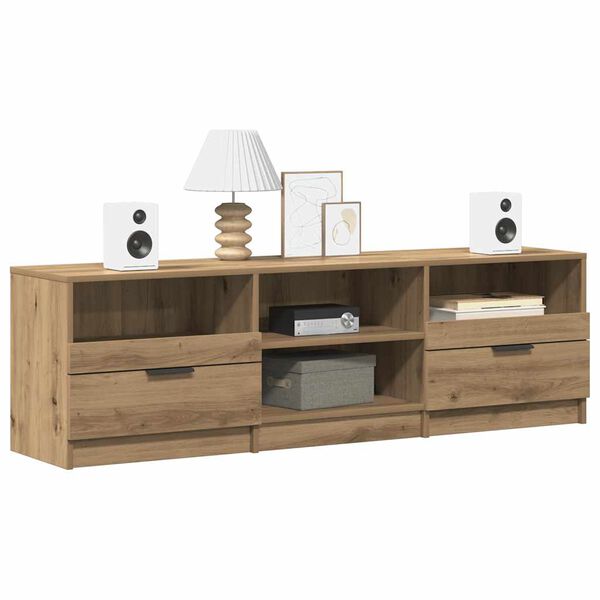 vidaXL TV Cabinet Artisan Oak 150x33.5x45 cm Engineered Wood