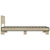 vidaXL Bed Frame without Mattress Sonoma Oak 100x200 cm