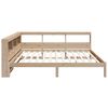 vidaXL Bookcase Bed without Mattress 140x200 cm Solid Wood Pine