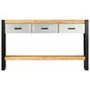 vidaXL Console Table 130x30x76 cm Solid Mango Wood