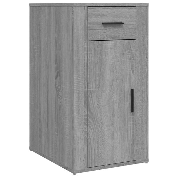 vidaXL Desk Cabinet Grey Sonoma 40x49x75 cm Engineered Wood