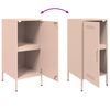 vidaXL Sideboards 2 pcs Pink 36x39x79 cm Steel