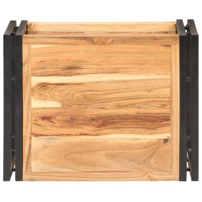 vidaXL Side Table 40x30x40 cm Solid Acacia Wood