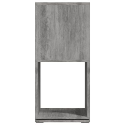 vidaXL Rotating Cabinet Concrete Grey 34.5x34.5x147.5 cm Engineered Wood