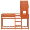 vidaXL Bunk Bed without Mattress Wax Brown 80x200 cm Solid Wood Pine