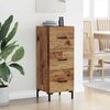 vidaXL Sideboard Old Wood 34.5 x 34 x 90 cm Engineered Wood