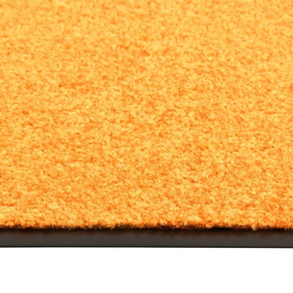vidaXL Doormat Washable Orange 120x180 cm
