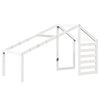 vidaXL Kids' Bed Roof White 188x97x113 cm Solid Wood Pine