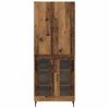 vidaXL Highboard Old wood 69.5 x 34 x 180 cm Engineered wood