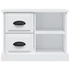 vidaXL Bedside Cabinet White 60x35.5x45 cm