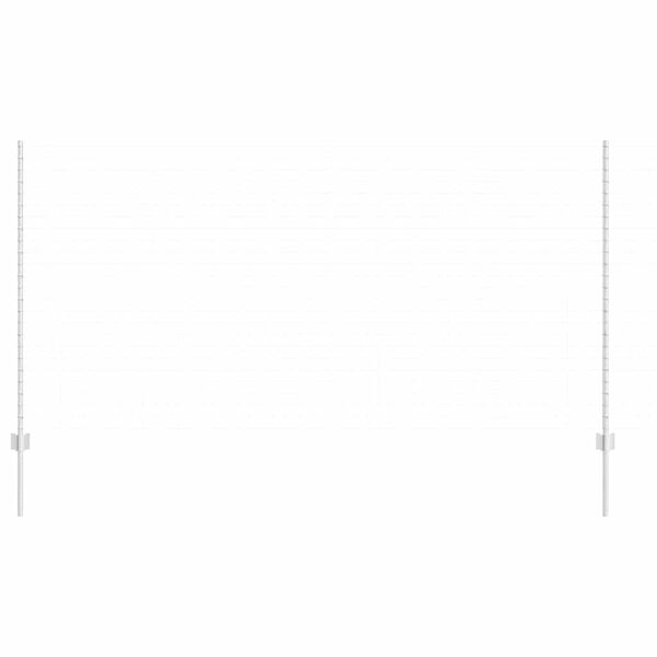 vidaXL Fence Post 5 pcs Silver 140 cm Steel