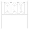 vidaXL Metal Headboard White 80 cm