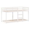 vidaXL Bunk Bed without Mattress White 90x190 cm Single Solid Wood Pine