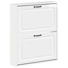 vidaXL Wall-Mounted Shoe Cabinet UTRECHT 71 x 17 x 86 cm