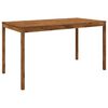 vidaXL Garden Bar Table Natural 196 x 100 x 105 cm Solid Acacia Wood