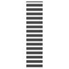 vidaXL Zebra Blind Black 65x230 cm Fabric Width 60.9 cm Polyester