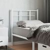 vidaXL Metal Replace Headboard White 75 cm