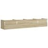 vidaXL Wall Cabinets 2 pcs Sonoma Oak 99x18x16.5 cm Engineered Wood