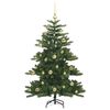 vidaXL Artificial Hinged Christmas Tree Green 150 cm PVC and Steel