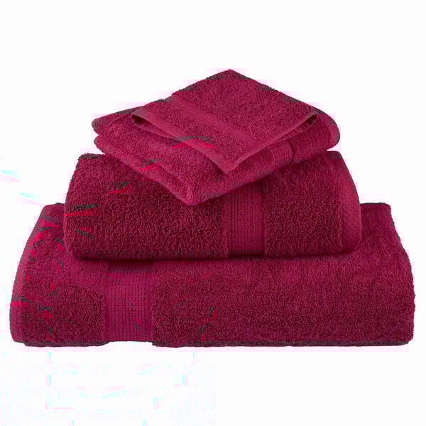 vidaXL Guest Towel SOLUND Bordeaux Cotton