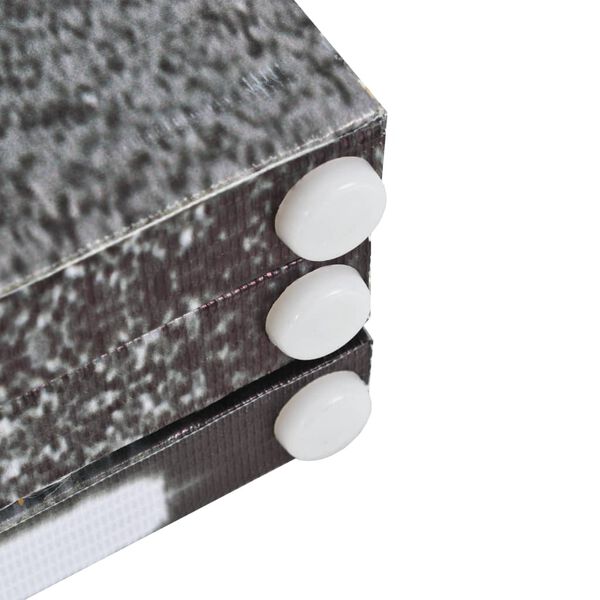 vidaXL Folding Room Divider 228x170 cm London Bus Black and White