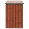 vidaXL Garden Storage Box Brown 151.5 x 82 x 110.5 cm Steel
