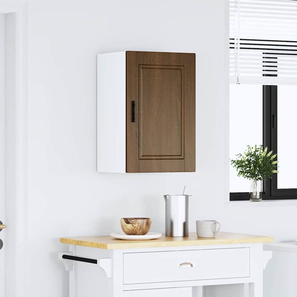 vidaXL Kitchen Wall Cabinet&nbsp;Porto Brown Oak Engineered Wood