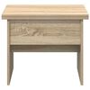 vidaXL Coffee Table Sonoma Oak 55 x 54.5 x 45 cm Engineered wood