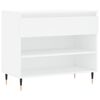 vidaXL Shoe Cabinet White 70x36x60 cm Engineered Wood