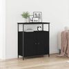 vidaXL Sideboard Black Oak 70 x 30 x 80 cm Engineered Wood