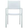 vidaXL 5 Piece Garden Dining Set White