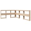 vidaXL Bookcase Bed without Mattress 140x200 cm Solid Wood Pine