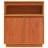 vidaXL Sideboard Wax Brown 70 x 34 x 80 cm Solid Pine Wood