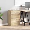 vidaXL Cabinets with 2 Drawers 2 pcs Sonoma Oak 60x31x40 cm Engineered Wood