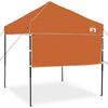 vidaXL Canopy Tent Manual Orange 194 x 194 x 251 cm Fabric