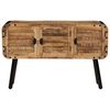 vidaXL Sideboard Solid Mango Wood 120x30x76 cm