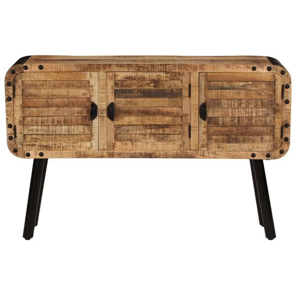 vidaXL Sideboard Solid Mango Wood 120x30x76 cm