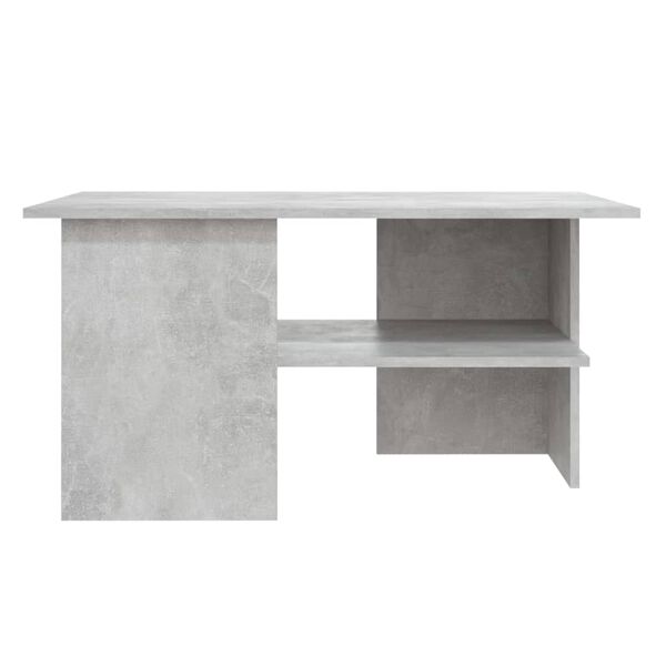 vidaXL Coffee Table Concrete Grey 90x60x46.5 cm Engineered Wood