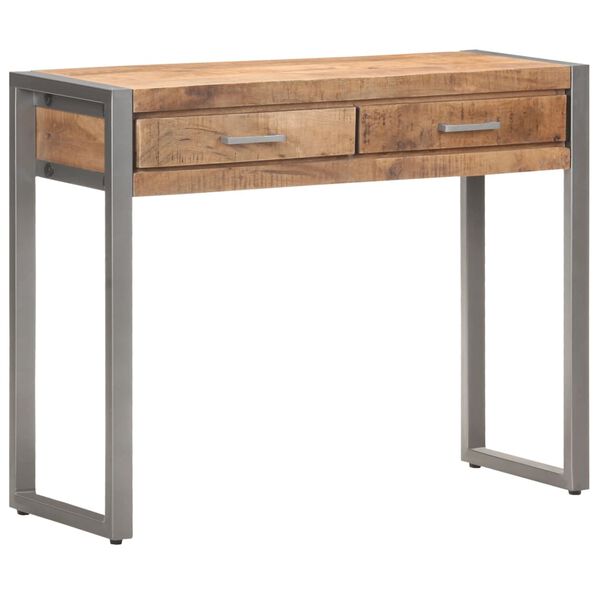 vidaXL Console Table 95x35x75 cm Solid Mango Wood