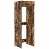 vidaXL Wash Machine Cabinet 2 pcs Smoked Oak 67.5 x 68 x 200 cm