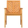 vidaXL Dining Chair 8 pcs Natural 62.5 x 59 x 89 cm Solid Acacia Wood