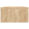 vidaXL Monitor Stand Sonoma Oak 100x24x13 cm Engineered Wood