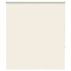 vidaXL Roller Blind Blackout Off White 140x175 cm Fabric Width 136.6 cm Polyester