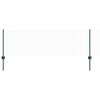 vidaXL Hexagonal Fence with Post 25 x 0.6 m PVC-Coated Steel Green