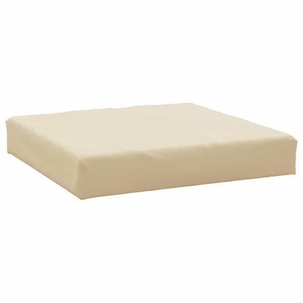 vidaXL Pallet Cushion Beige 60x60x8 cm Oxford Fabric