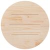 vidaXL Table Top Round White &Oslash;80x3 cm Solid Wood Pine