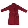 vidaXL Bathrobe without Hood Bordeaux Red M Flannel